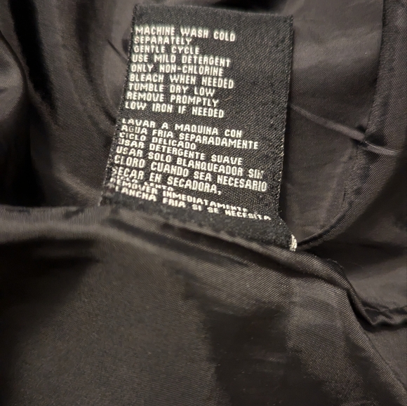 DETAILS Intl Black Dual Zipper Winter Pea Hooded Coat Jacket XXL - Picture 9 of 9